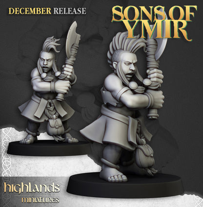 Dwarf Deathseekers 9x - Highlands Miniatures