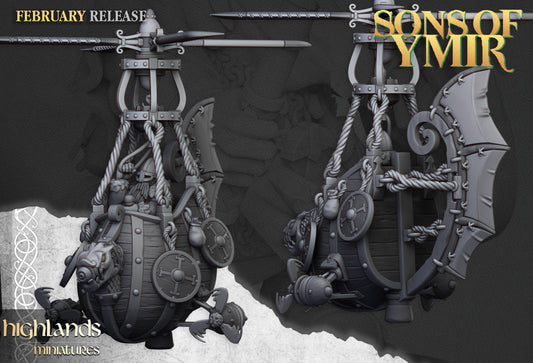 Light Dwarf Flying Machine  - Highlands Miniatures