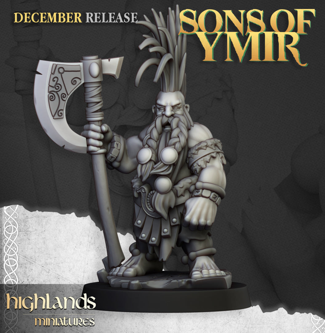 Dwarf Giantseeker - Highlands Miniatures