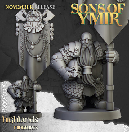 Dwarf Huscarls Unit 20x - Highlands Miniatures