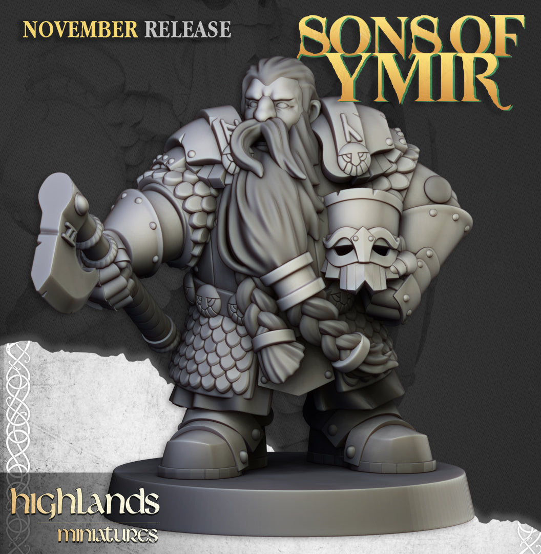Dwarf Huscarls Unit 20x - Highlands Miniatures
