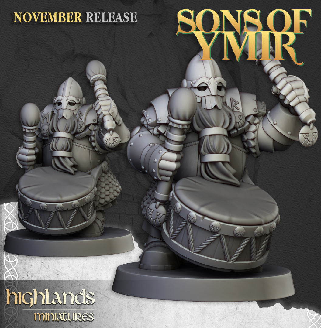 Dwarf Huscarls Unit 20x - Highlands Miniatures