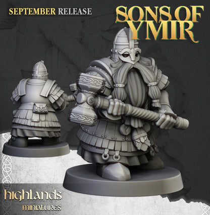 Dwarf Kingsguard unit 20x - Highlands Miniatures