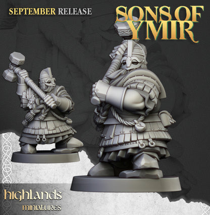 Dwarf Kingsguard unit 20x - Highlands Miniatures
