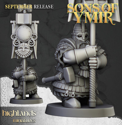 Dwarf Kingsguard unit 20x - Highlands Miniatures