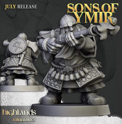 Dwarfs Marksmen Unit 10x - Highlands Miniatures