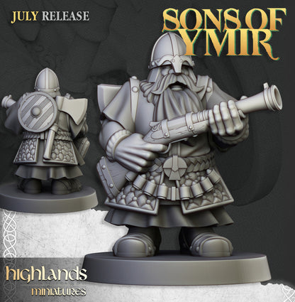 Dwarfs Marksmen Unit 10x - Highlands Miniatures