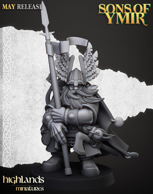Dwarf Mountain Lord  - Highlands Miniatures