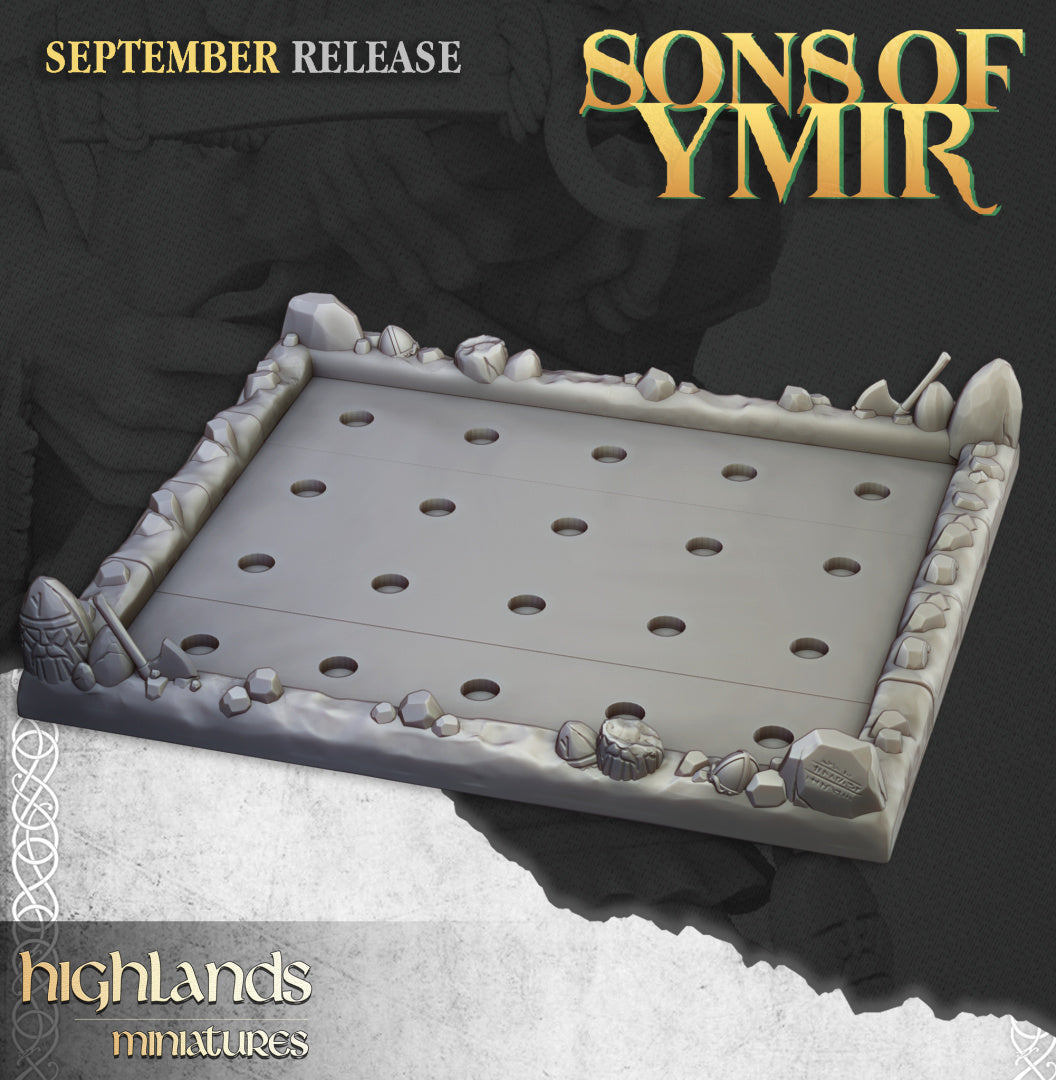 Dwarf Modular Movement Tray - Highlands Miniatures