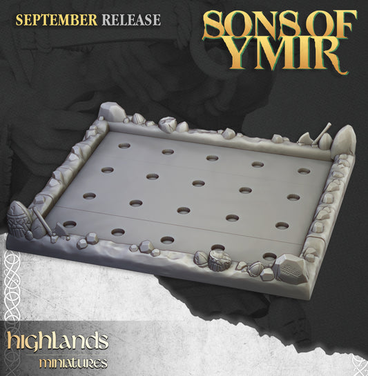 Dwarf Modular Movement Tray - Highlands Miniatures