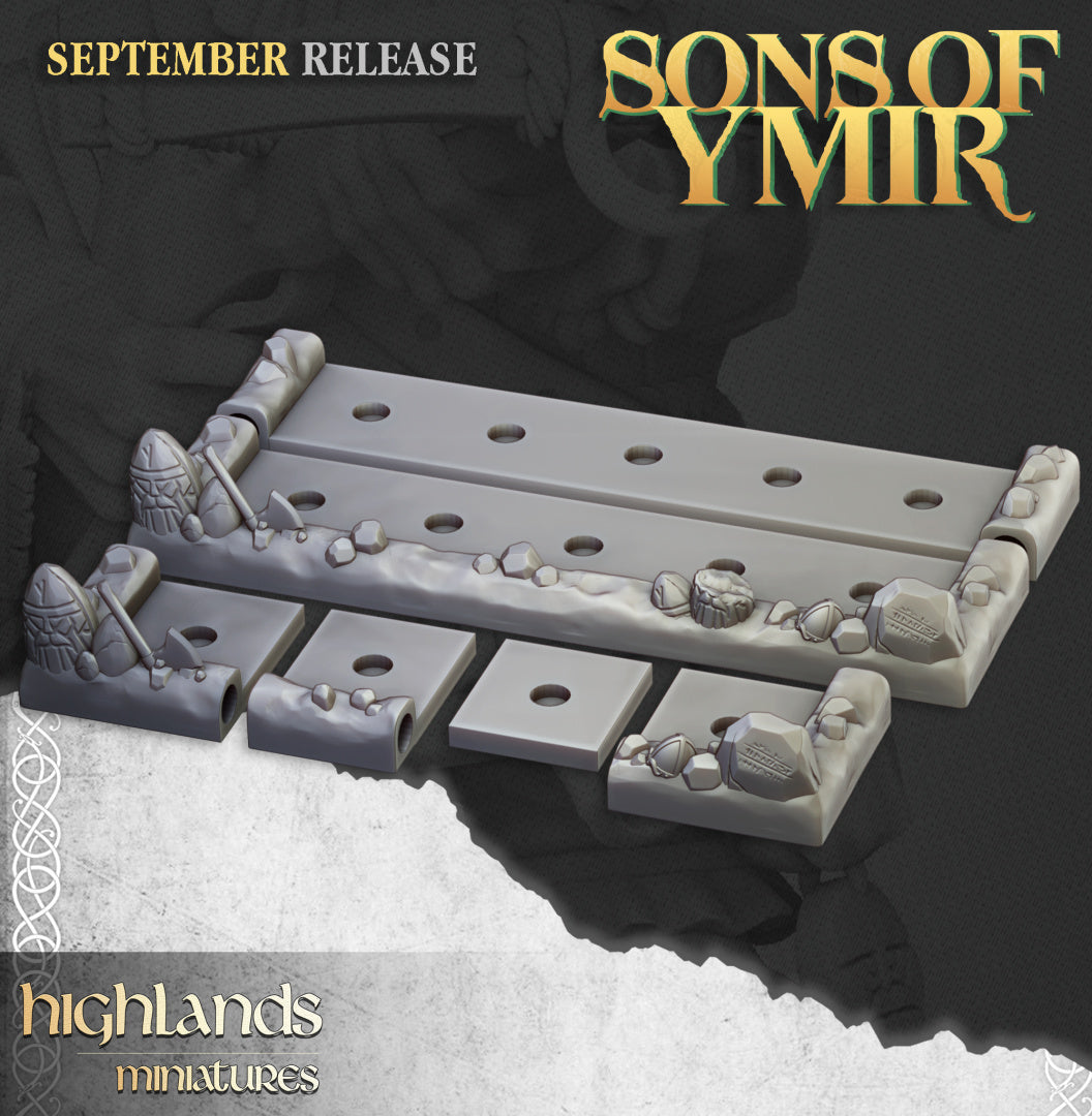 Dwarf Modular Movement Tray - Highlands Miniatures