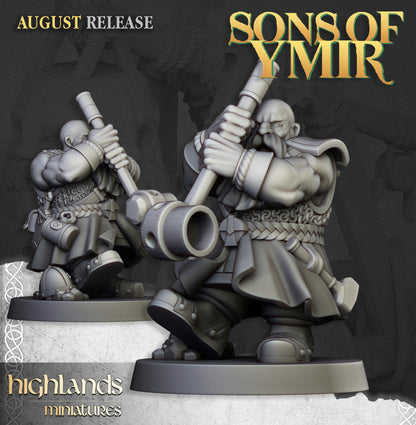 Dwarf Old Siege Engines Catapult - Highlands Miniatures