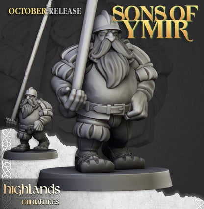 Dwarf Pikemen Unit 20x - Highlands Miniatures