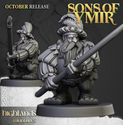Dwarf Pikemen Unit 20x - Highlands Miniatures