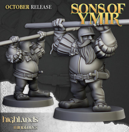 Dwarf Pikemen Unit 20x - Highlands Miniatures