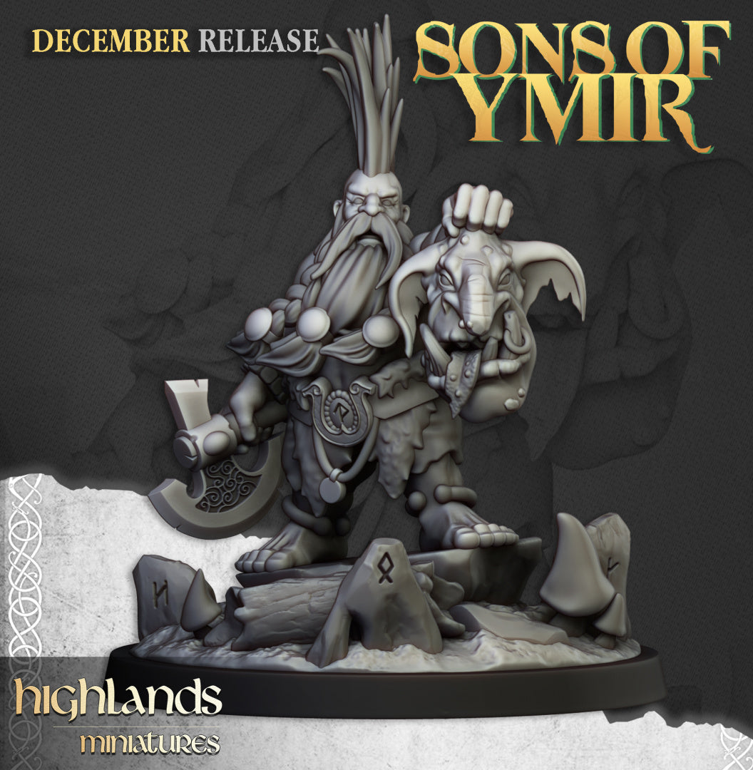 Dwarf Trollseeker Male - Highlands Miniatures