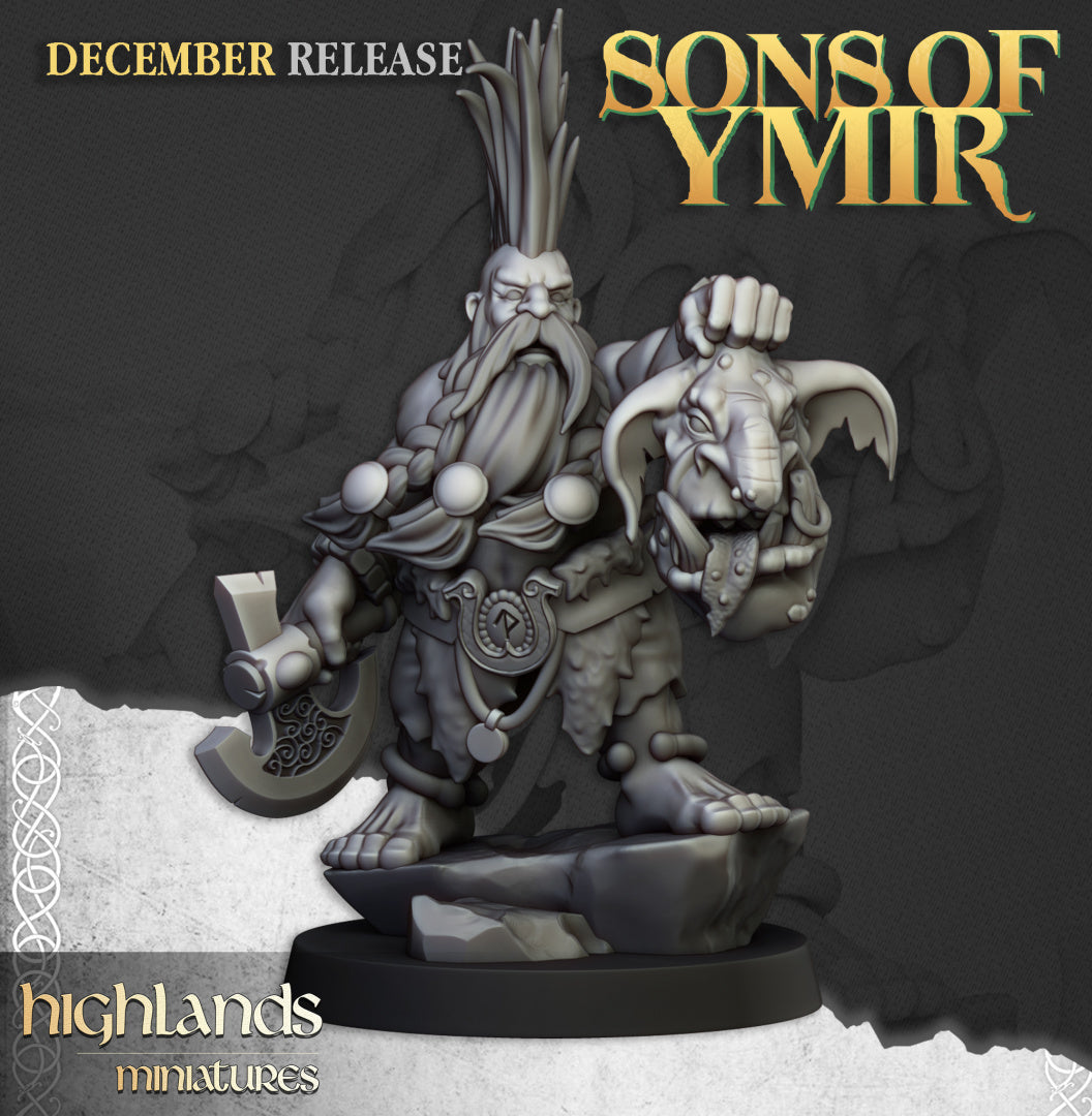 Dwarf Trollseeker Male - Highlands Miniatures
