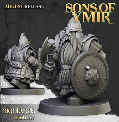 Dwarf Veterans Unit 20x - Highlands Miniatures