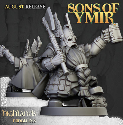Dwarf Veterans Unit 20x - Highlands Miniatures