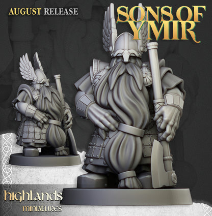 Dwarf Veterans Unit 20x - Highlands Miniatures