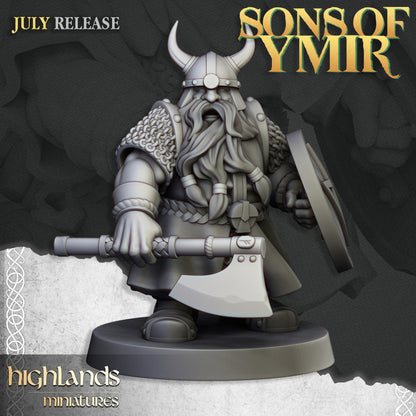 Dwarfs Warriors Unit 20x - Highlands Miniatures
