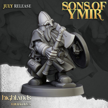 Dwarfs Warriors Unit 20x - Highlands Miniatures