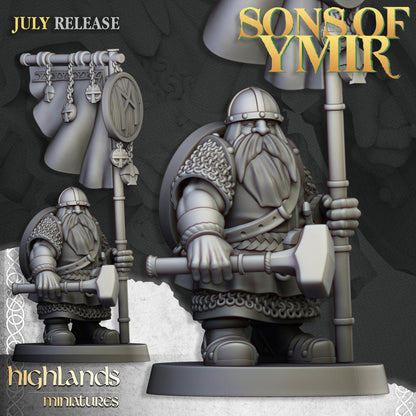 Dwarfs Warriors Unit 20x - Highlands Miniatures