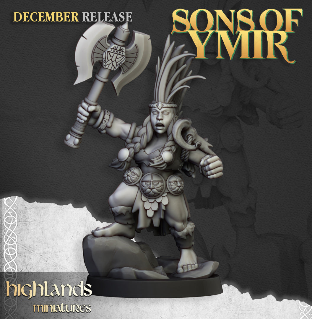 Dwarf Deamonseeker Female - Highlands Miniatures