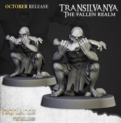Transilvanya Ghouls Unit 20x - Highlands Miniatures