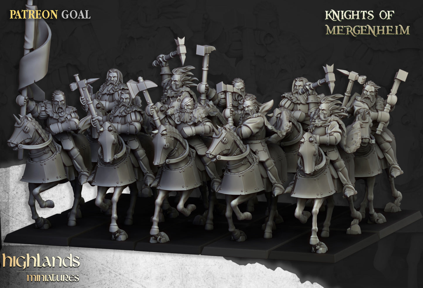 Sunland Knights of Mergenheim 10x - Highlands Miniatures