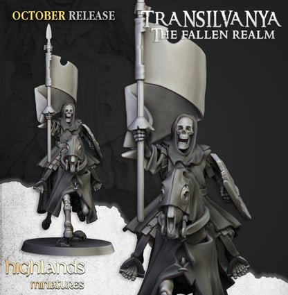 Transilvanya Mounted Skeletons 10x - Highlands Miniatures