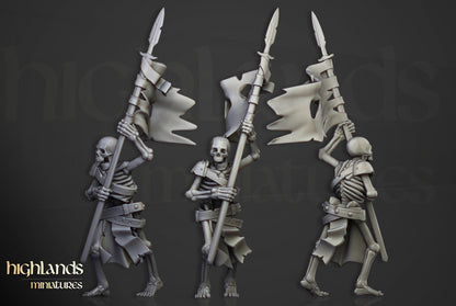 Transilvanya Skeleton Warriors Unit 20x - Highlands Miniatures