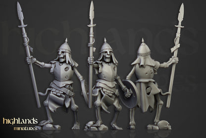 Transilvanya Skeleton Warriors Unit 20x - Highlands Miniatures
