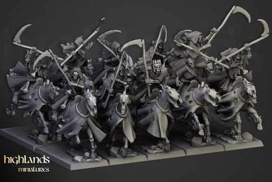 Transilvanya Spectral Cavalry Unit 10x - Highlands Miniatures