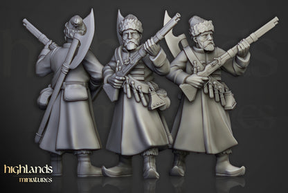 Volhynia Harbor Streltsy 10x - Highlands Miniatures