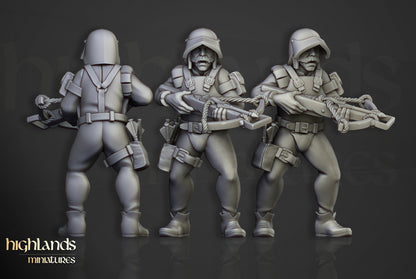 Sunland Crossbowmen Militia 10x - Highlands Miniatures