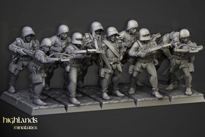 Sunland Crossbowmen Militia 10x - Highlands Miniatures