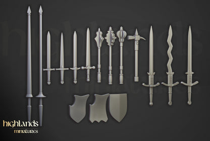 Sunland Knights on Horse  - Highlands Miniatures