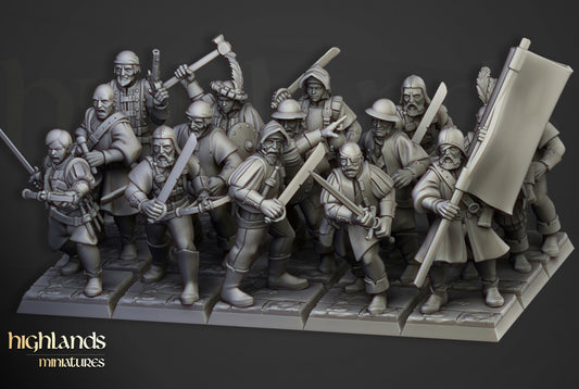 Sunland Militia 15x- Highlands Miniatures