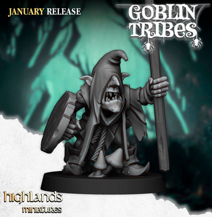 Swamp Goblin with Pikes 20x - Highlands Miniatures