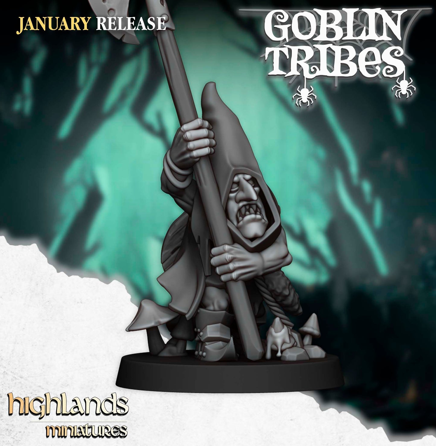 Swamp Goblin with Pikes 20x - Highlands Miniatures
