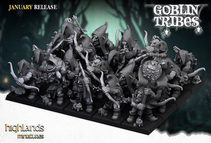 Swamp Goblin with Bows 20x - Highlands Miniatures