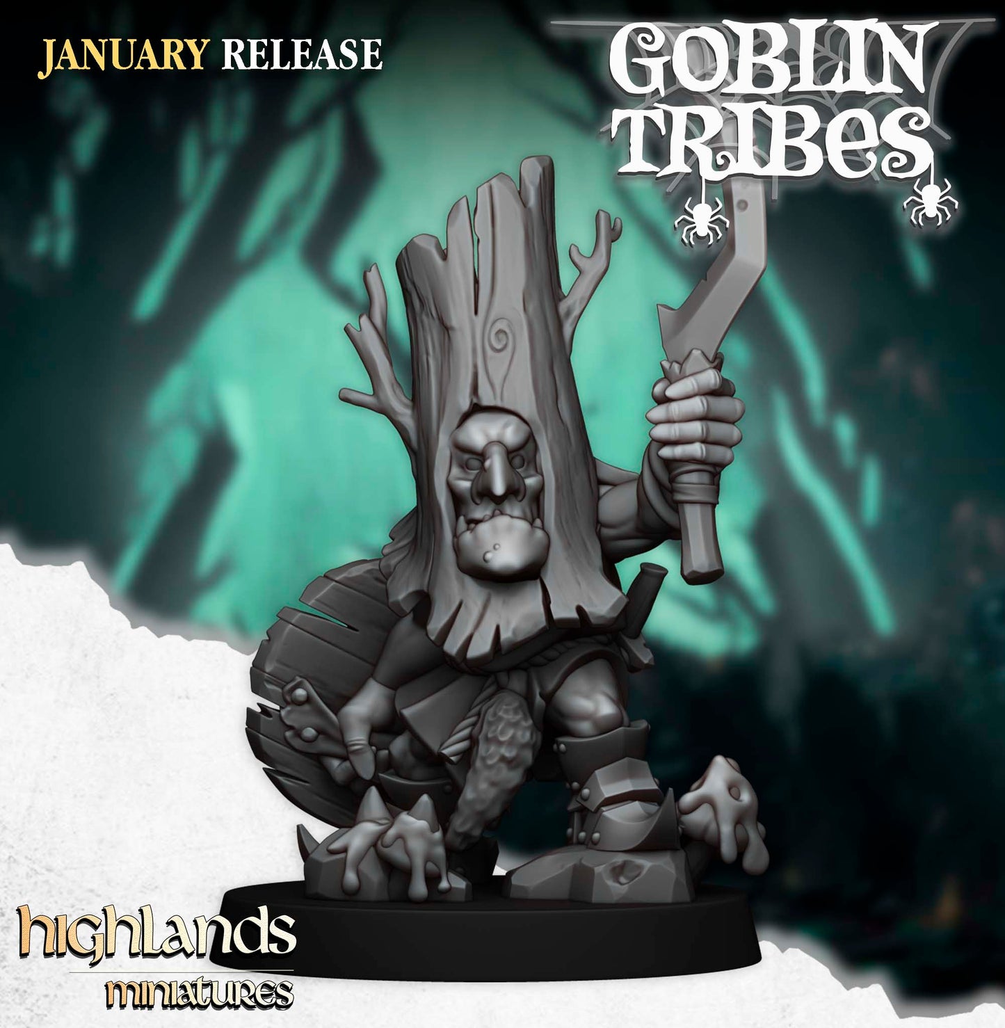 Swamp Goblin with Pikes 20x - Highlands Miniatures