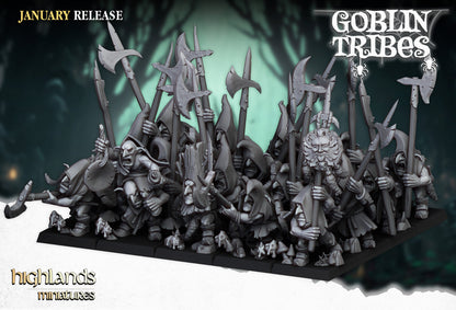 Swamp Goblin with Pikes 20x - Highlands Miniatures