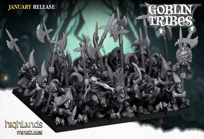 Swamp Goblin with Pikes 20x - Highlands Miniatures