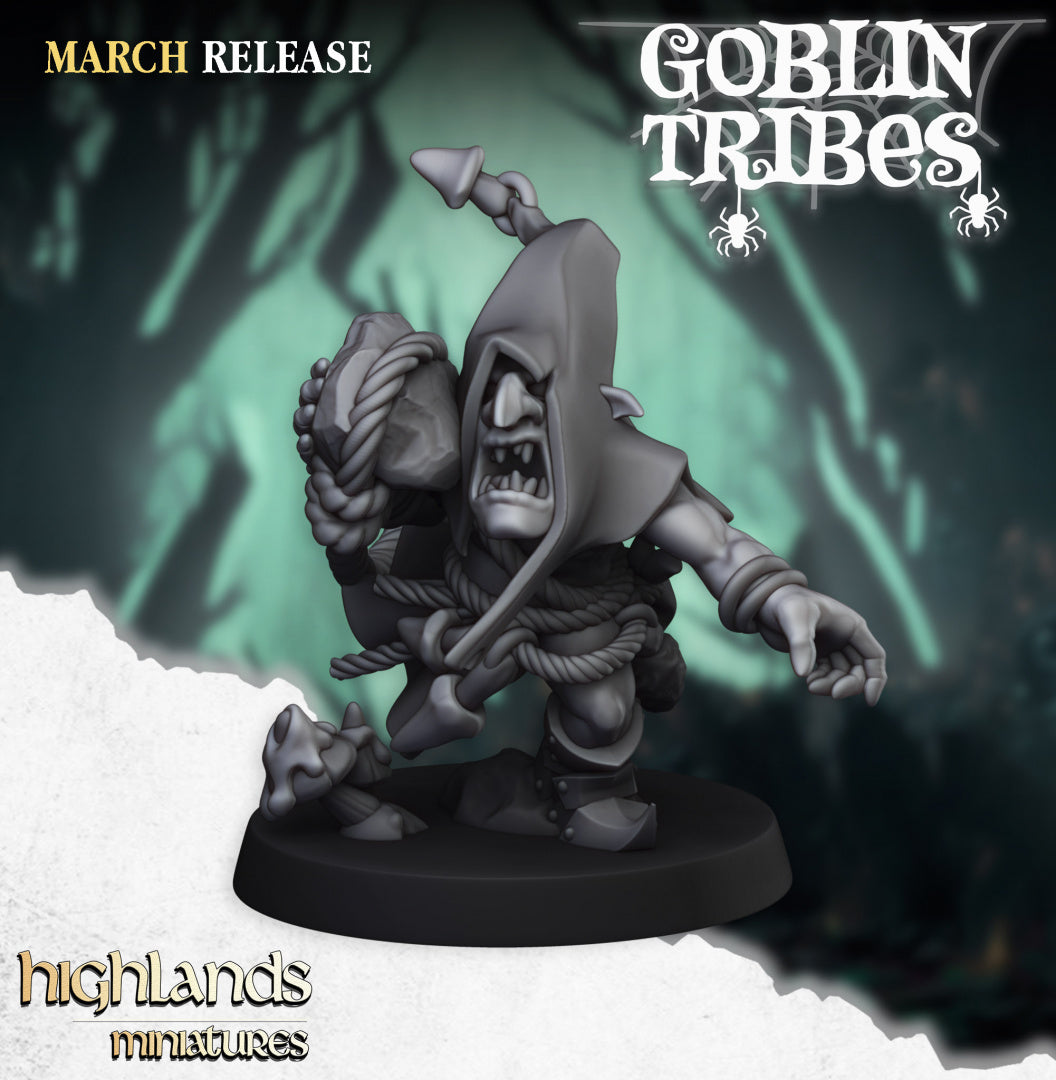 Swamp Goblins Stonethrowers 5x - Highlands Miniatures
