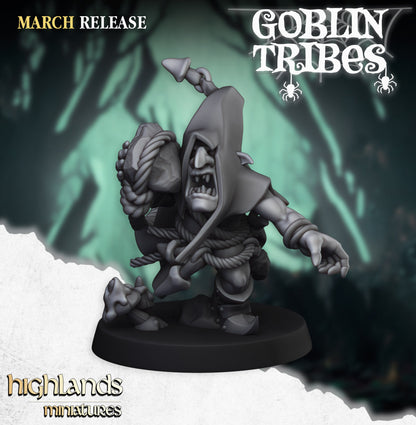 Swamp Goblins Stonethrowers 5x - Highlands Miniatures