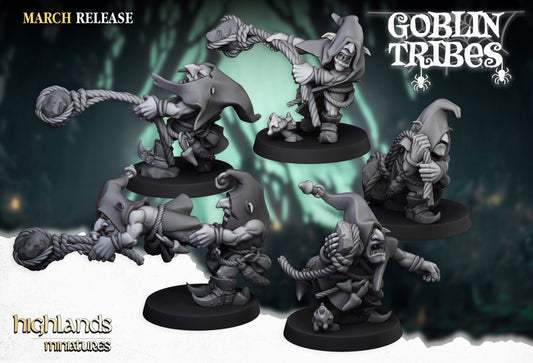 Swamp Goblins Stonethrowers 5x - Highlands Miniatures