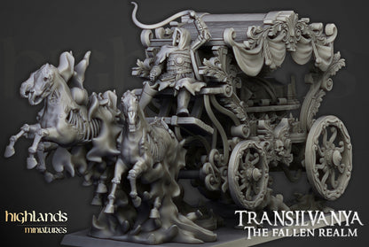 Transilvanya Undead Boyar Chariot - Highlands Miniatures