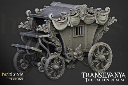 Transilvanya Undead Boyar Chariot - Highlands Miniatures